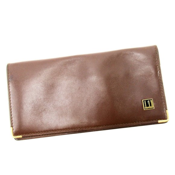 dunhill Long Bill Compartment Leather Authentic Used - Picture 1 of 6